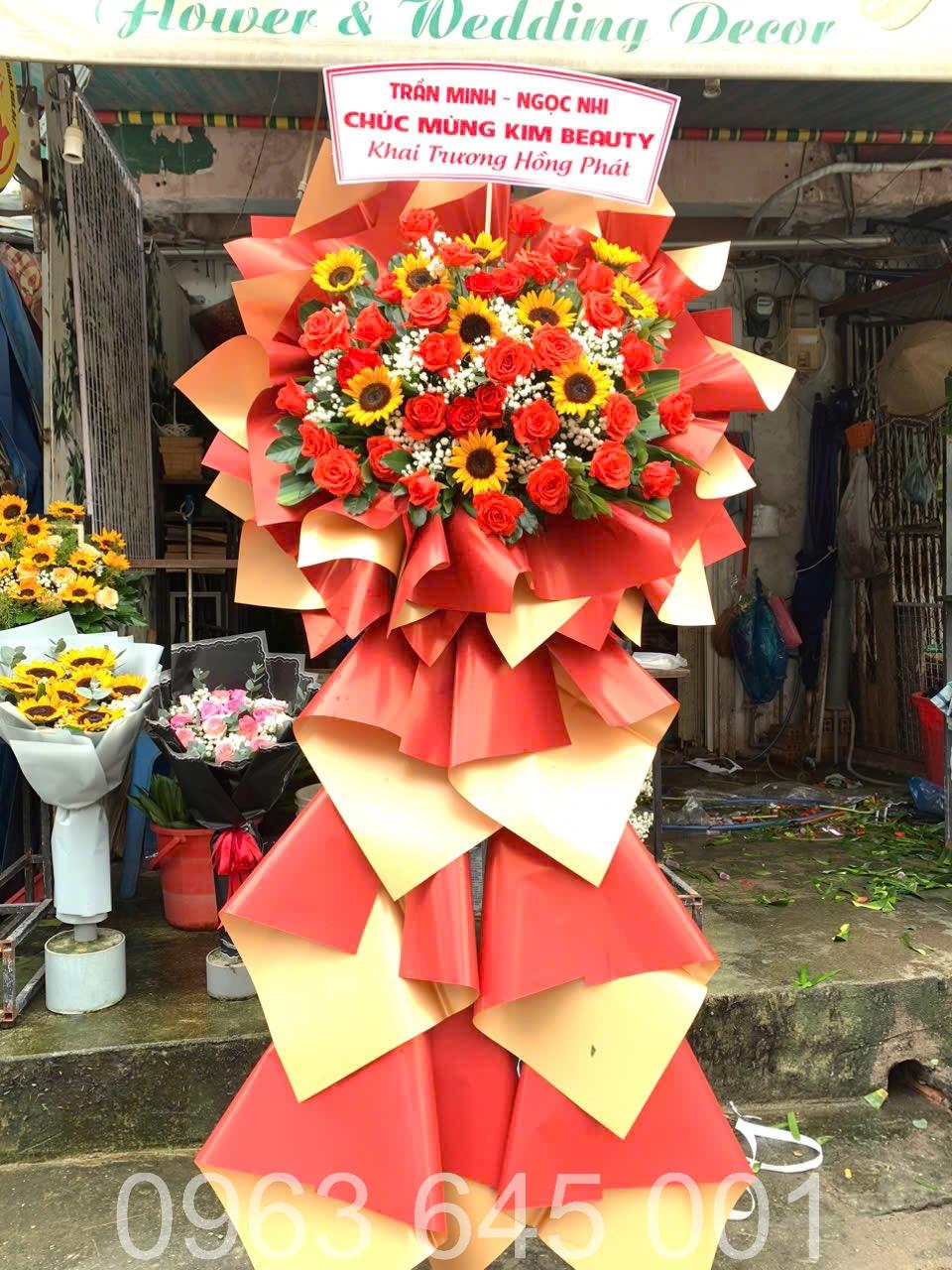 Kệ hoa khai trương #014
