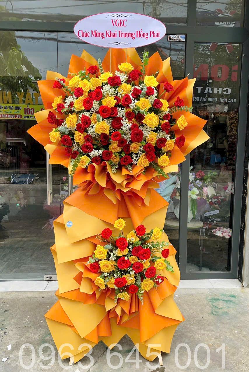 Kệ hoa khai trương #013