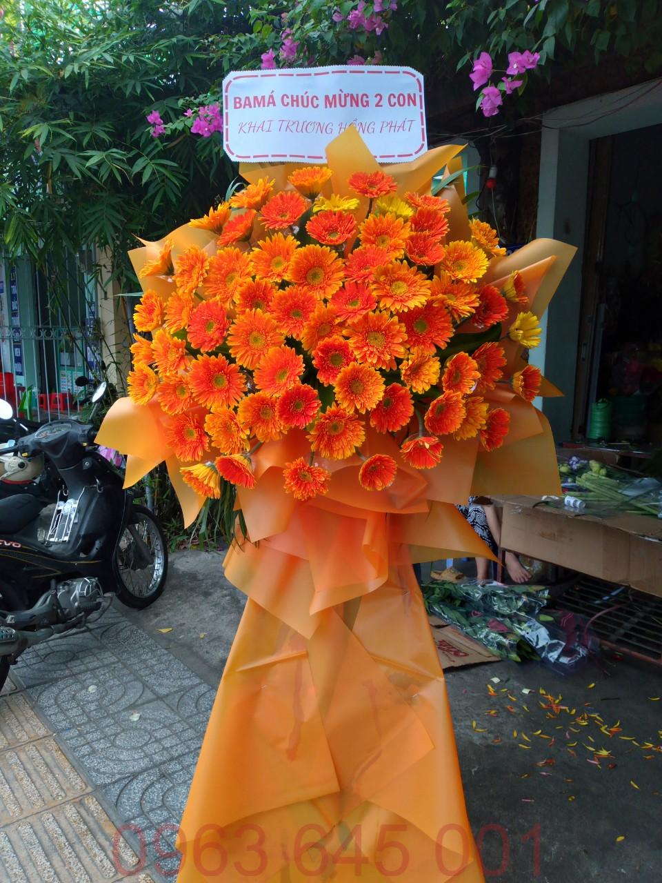Lẵng hoa khai trương #026